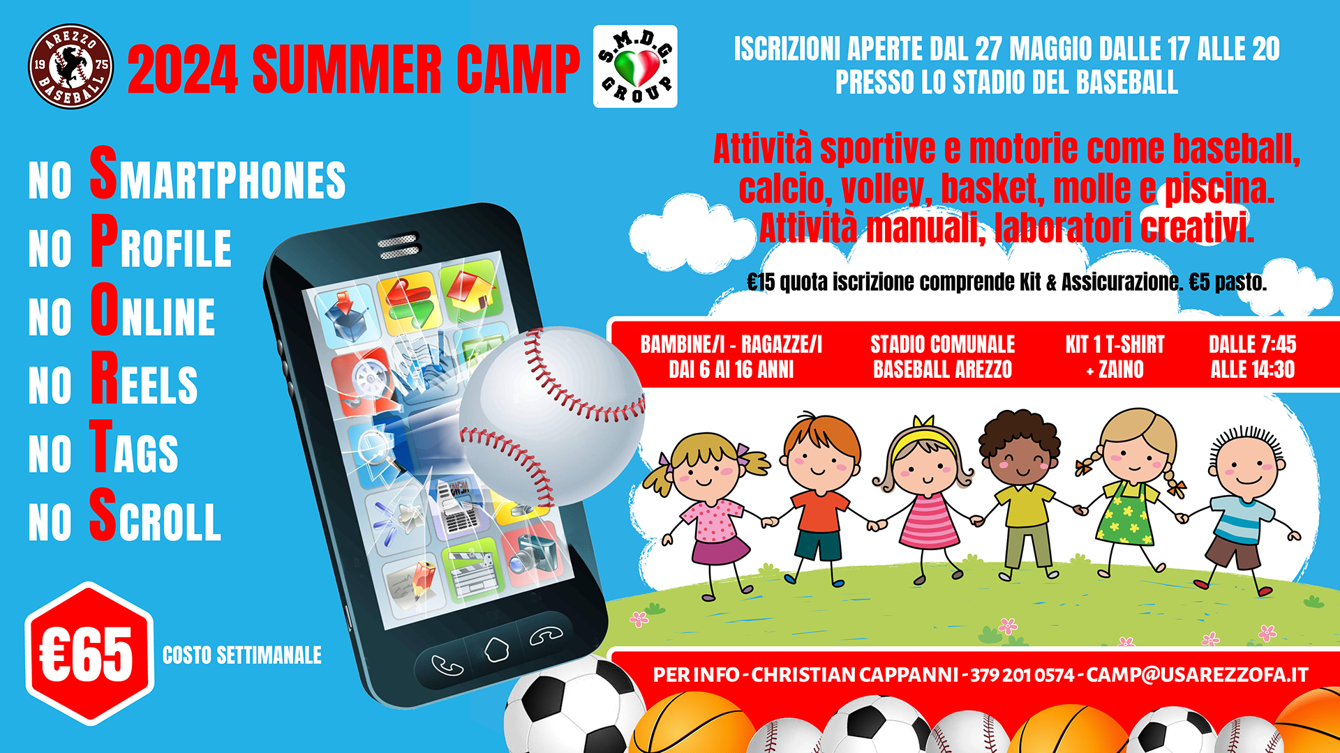 Summer Camp Arezzo Centro Estivo Sport