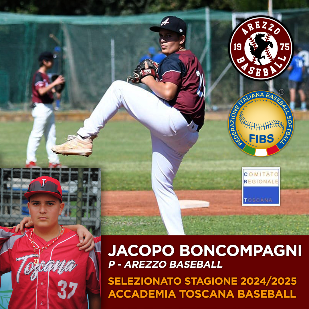 Jacopo Boncompagni Pitcher Arezzo Baseball Toscana Italia